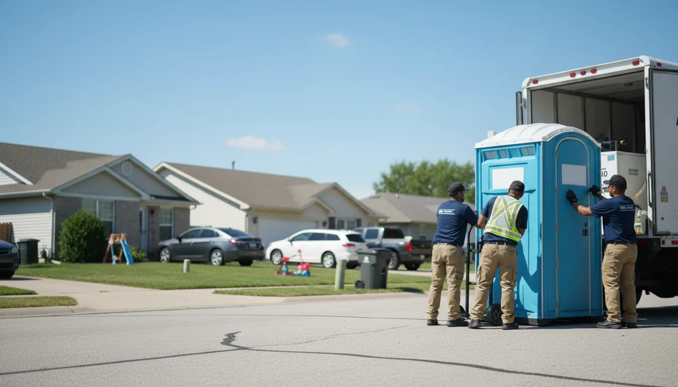 Standard Porta Potty Rentals in Broadlands, IL near me